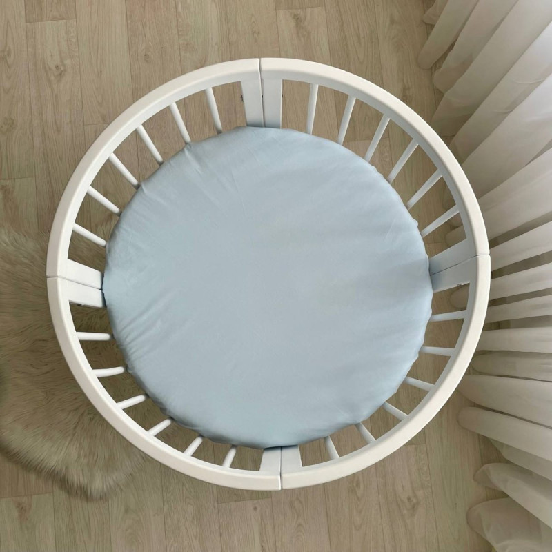 Постільна білизна Msonya Простирадло однотонне блакитний 950007