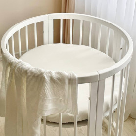 Постільна білизна Msonya Простирадло однотонне молочний