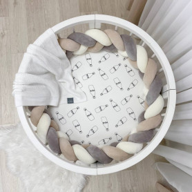 Постільна білизна Msonya Простирадло дитяче коло молоко