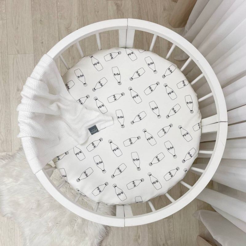 Постільна білизна Msonya Простирадло дитяче коло молоко