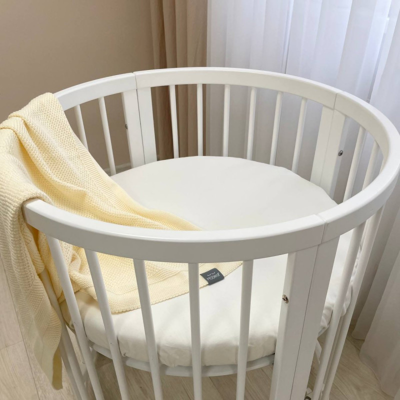 Постільна білизна Msonya Простирадло унісекс однотонний молочний 950035