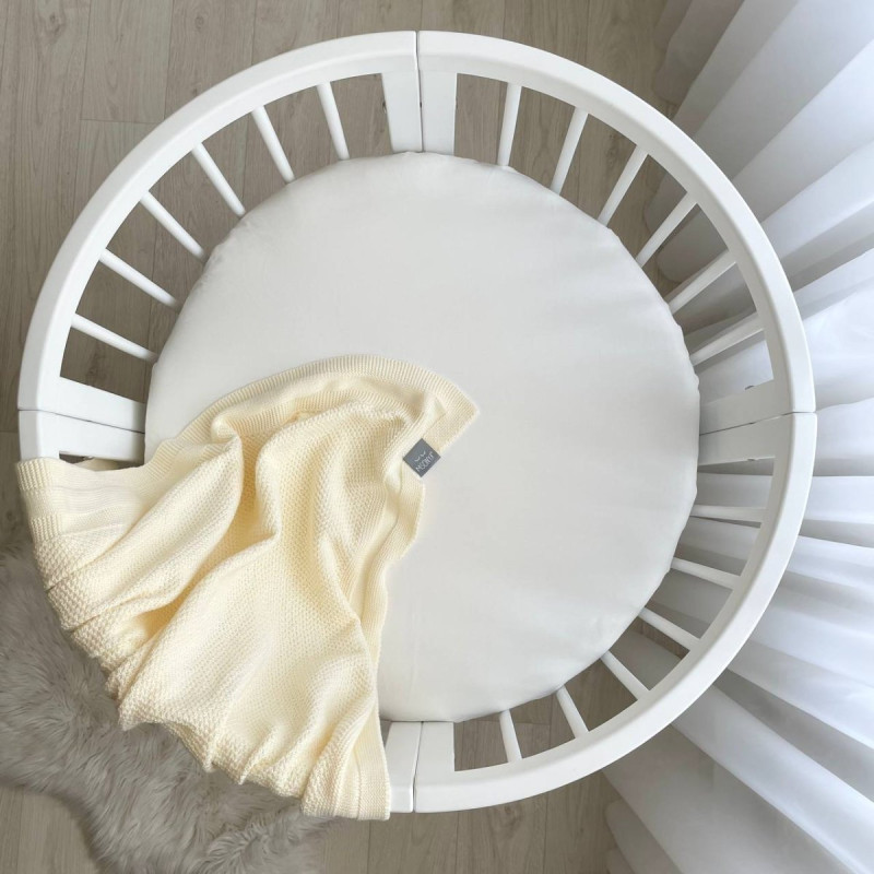 Постільна білизна Msonya Простирадло унісекс однотонний молочний 950035