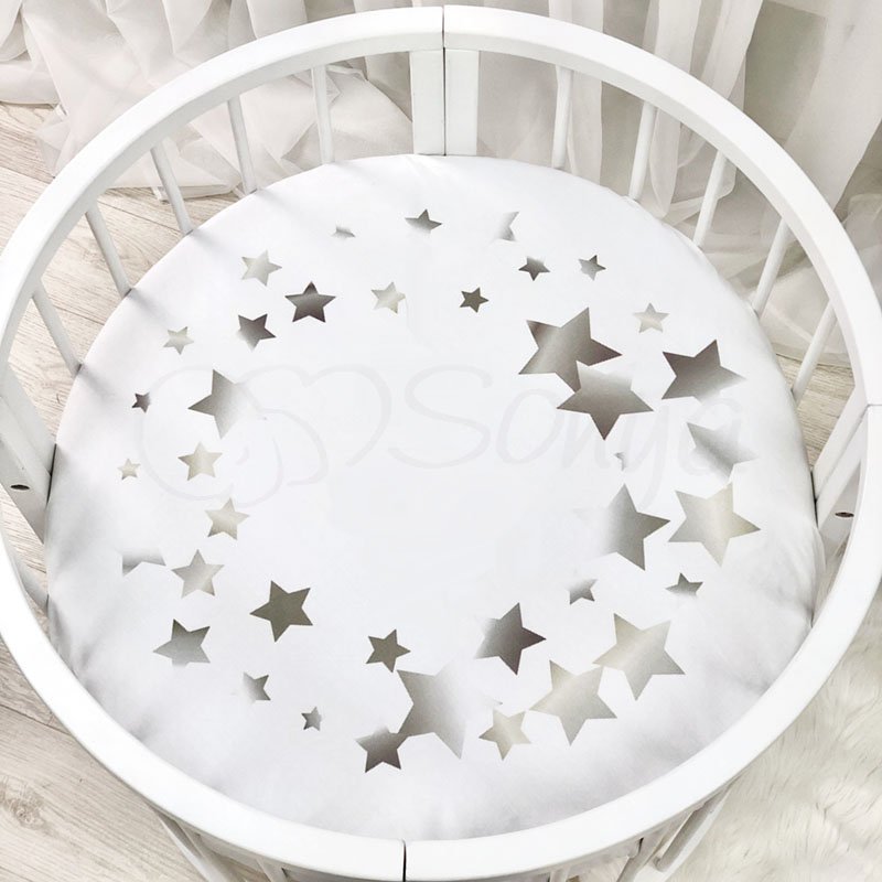 Постільна білизна Msonya Простирадло дитяче з друком 70 х 70 см Cузір'я