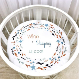 Постільна білизна Msonya Простирадло дитяче з друком 70 х 70 см Гілочка