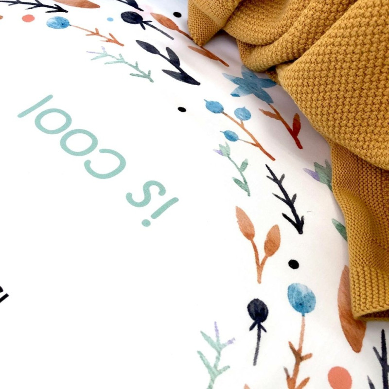 Постільна білизна Msonya Простирадло дитяче з друком 70 х 70 см Гілочка