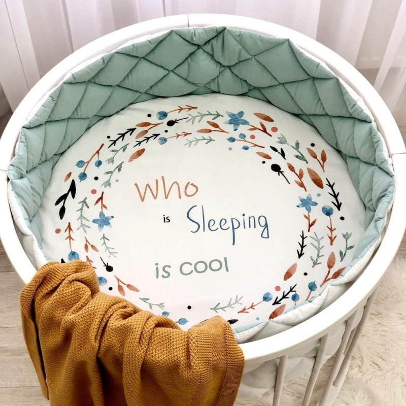 Постільна білизна Msonya Простирадло дитяче з друком 70 х 70 см Гілочка