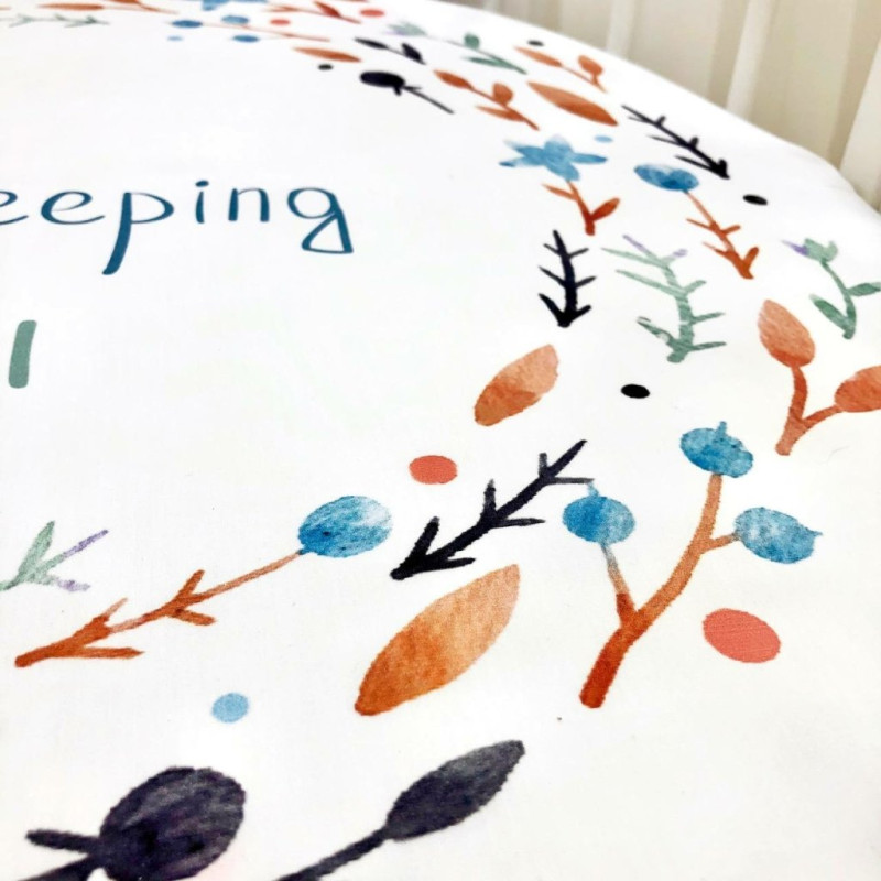 Постільна білизна Msonya Простирадло дитяче з друком 70 х 70 см Гілочка