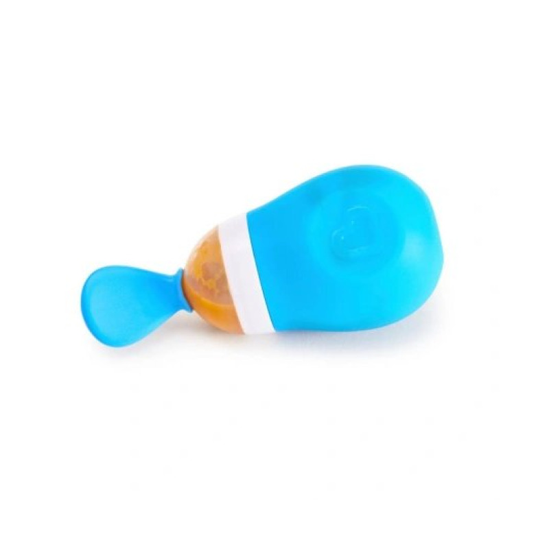 Ложка Munchkin для першого прикорму Squeeze Spoon блакитна