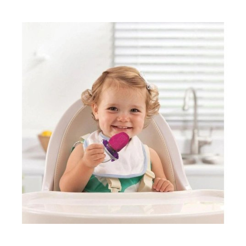 Пустушка Munchkin Ємність для підгодовування ніблер Deluxe рожева 24183.02