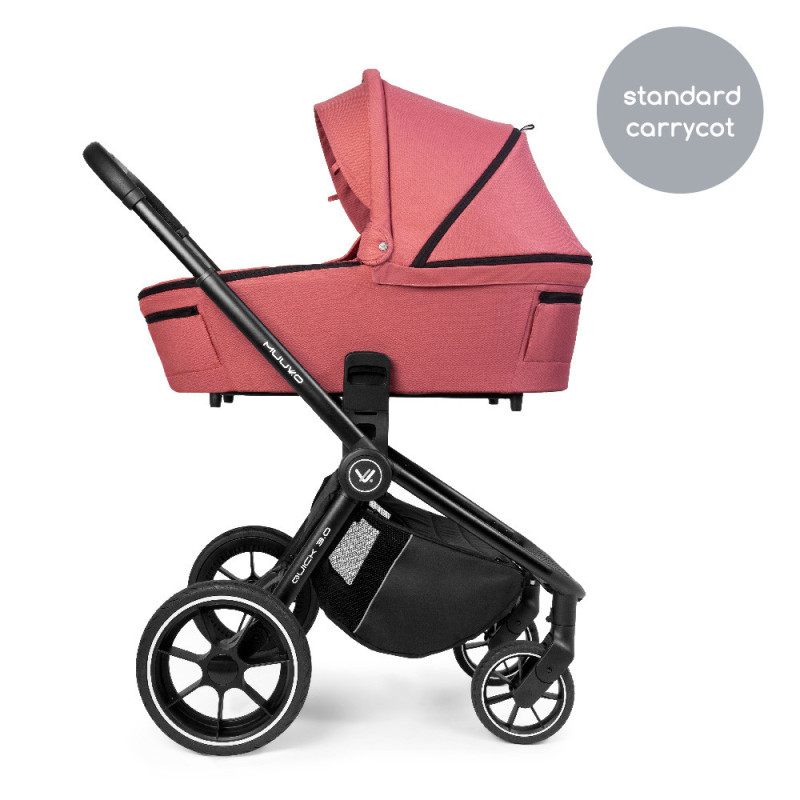 Універсальна коляска 2 в 1 Muuvo Quick 3.0 pure pink