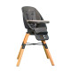 Стілець Muuvo для годування Choc Graphite
