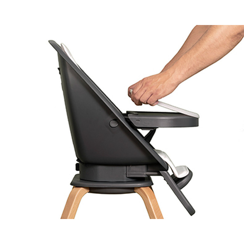 Стілець Muuvo для годування Choc Graphite