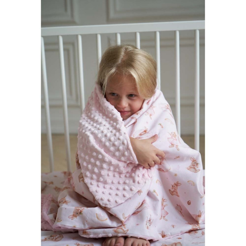 Плед MYLOOMY Minky, 75х100 см Bunny Land