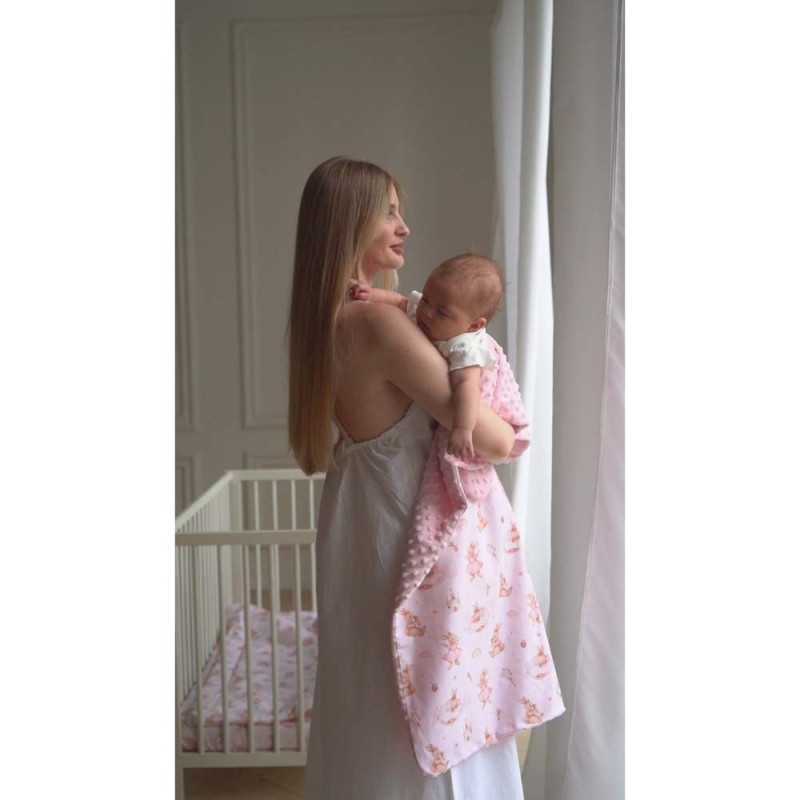 Плед MYLOOMY Minky, 75х100 см Bunny Land