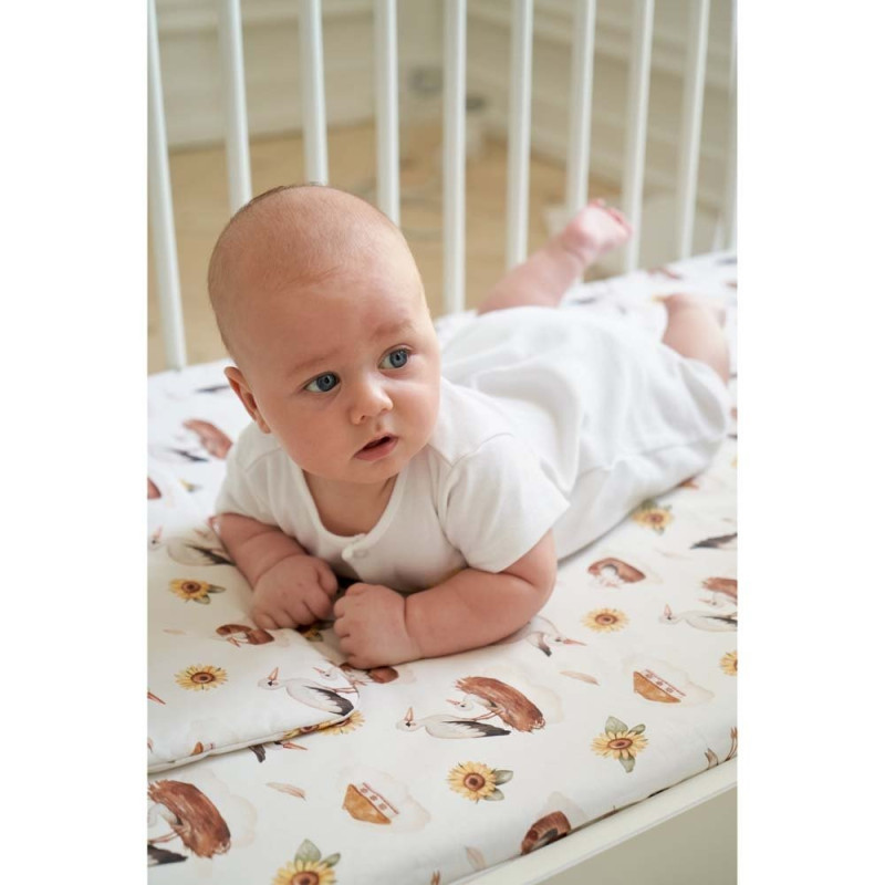 Постільна білизна MYLOOMY Простирадло на резинці , 120х60 см My Ukraine