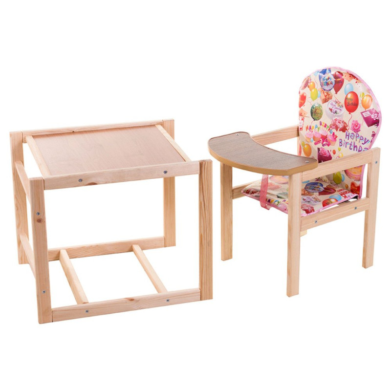 Стілець Наталка трансформер Зайчик-11 eko бежевий happy birthday