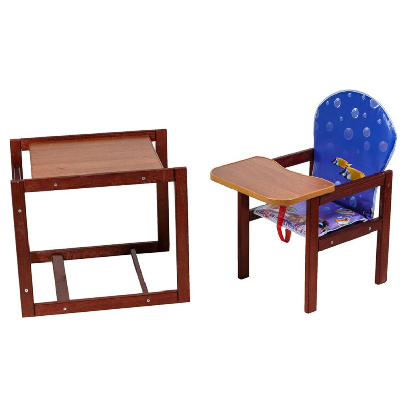 Стілець Наталка трансформер Зайчик-22 темний синій акваріум