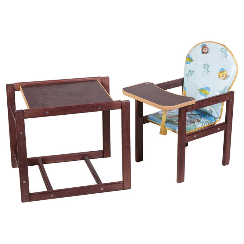 Стілець Наталка трансформер Зайчик-22 темний блакитний сафарі