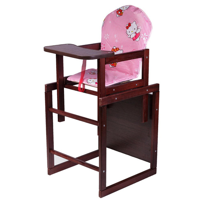 Стілець Наталка трансформер Зайчик-22 темний рожевий hello kitty