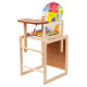 Стілець Наталка трансформер Зайчик-11 eko різнокольоровий азбука