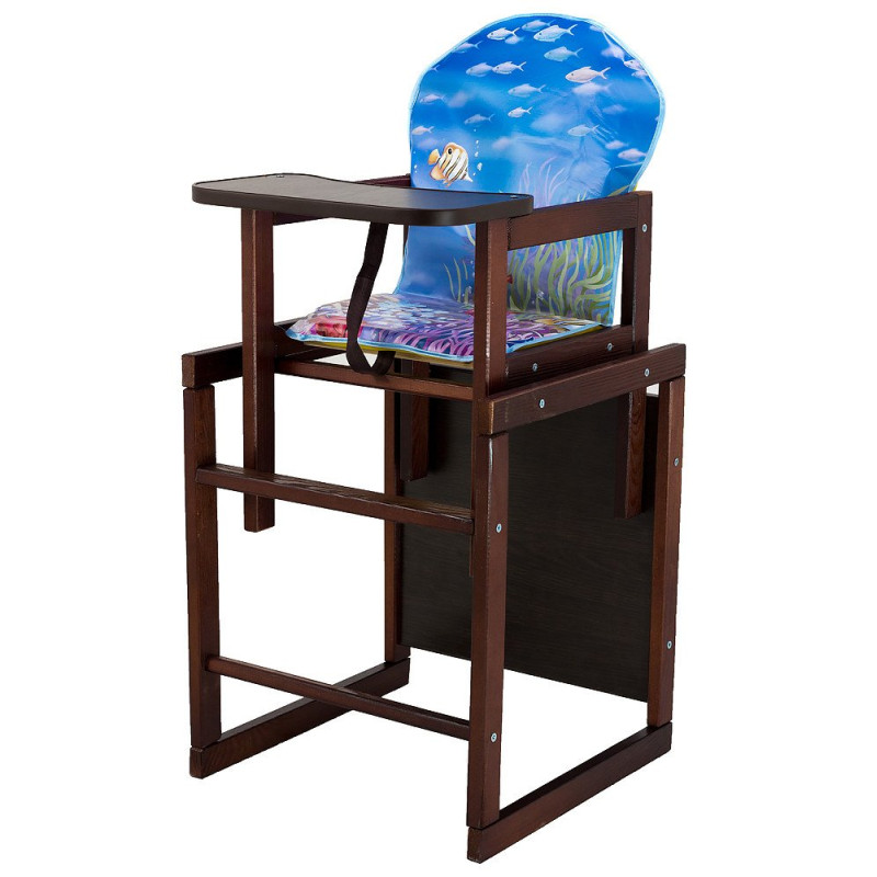 Стілець Наталка трансформер Зайчик-22 темний синій рибки