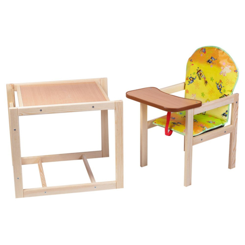 Стілець Наталка трансформер Зайчик-01 економ різнокольоровий губка боб