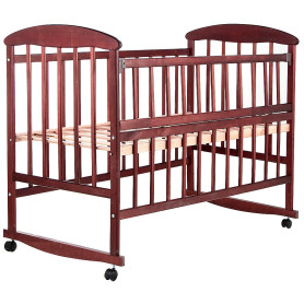 Ліжечко Наталка ОТО відкидний бік у коробці вільха темна