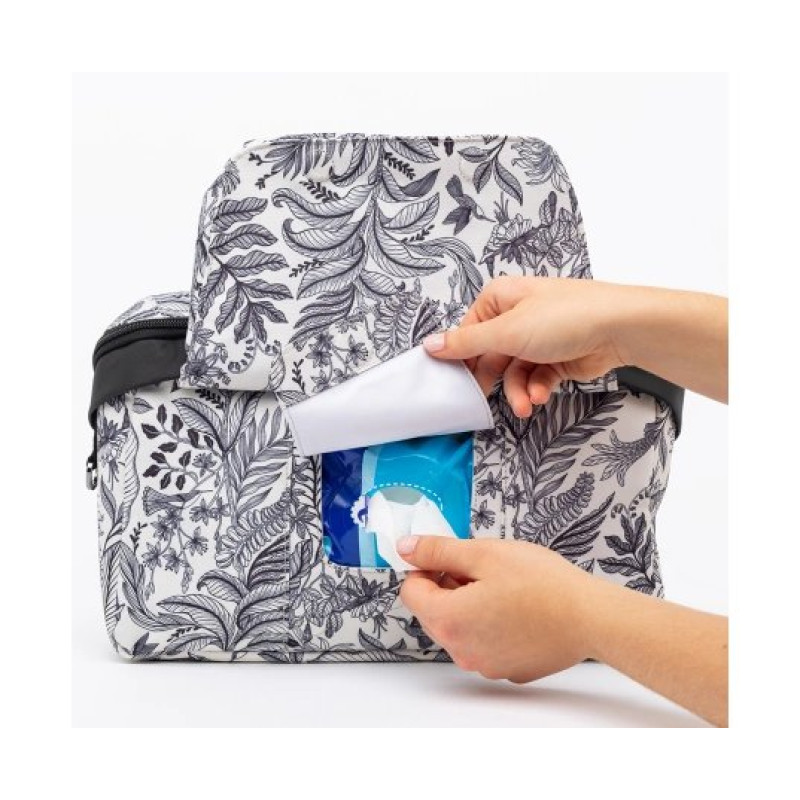 Сумка Nikidom органайзер для коляски Чорний/Білий