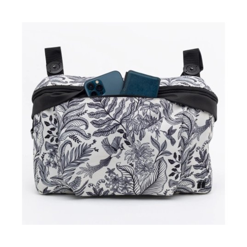 Сумка Nikidom органайзер для коляски Чорний/Білий