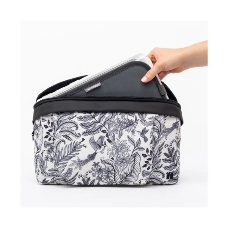 Сумка Nikidom органайзер для коляски Чорний/Білий