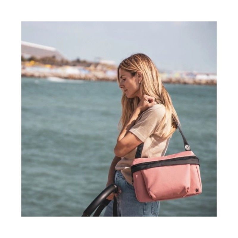 Сумка Nikidom органайзер для коляски Чорний/Білий