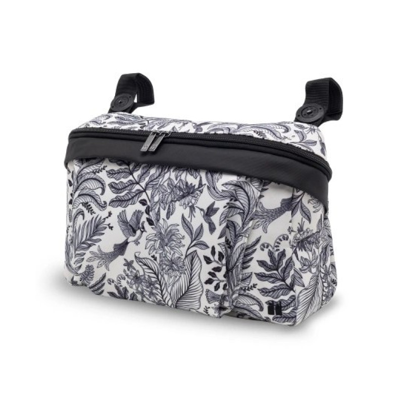 Сумка Nikidom органайзер для коляски Чорний/Білий