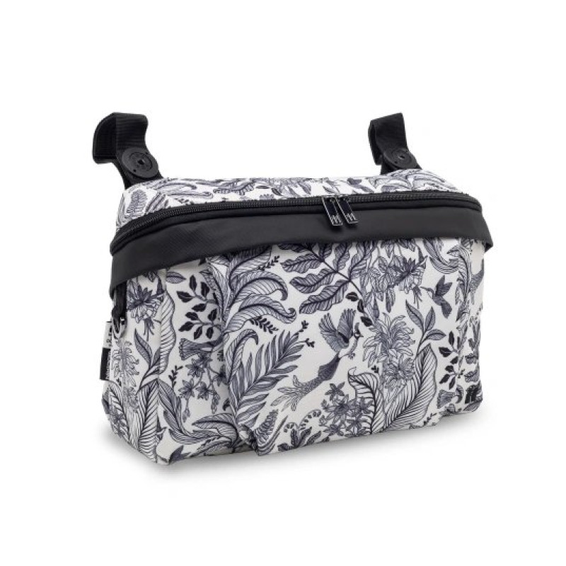 Сумка Nikidom органайзер для коляски Чорний/Білий