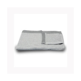 Плед Nikidom 100% бавовна Сірий