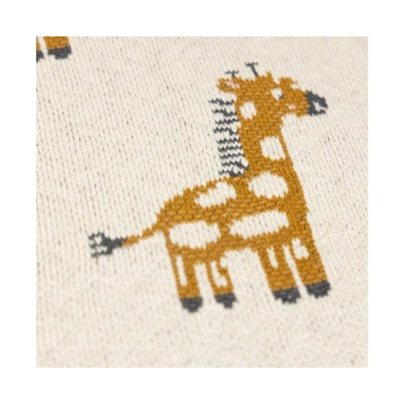 Плед Nikidom 100% бавовна Жирафи