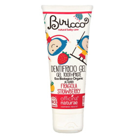 Зубна паста Officina Naturae Дитяча органічна з полуничним смаком