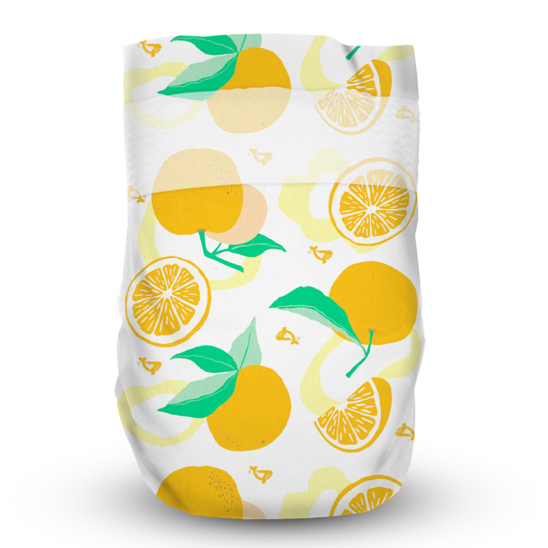 Підгузки Offspring Tangy Orange, розмір NB, до 4 кг, 56 шт.