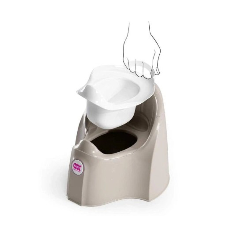 Горщик OK Baby Дитячий анатомічний Pasha Сірий