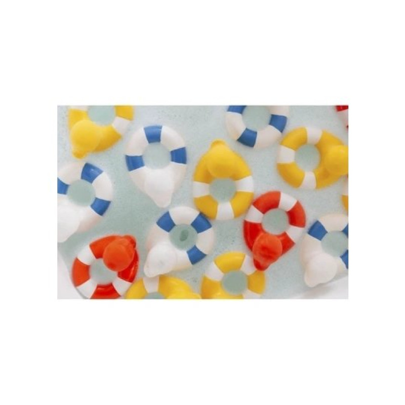 Пустушка Oli&Carol Прорізувач - гризунок КАЧЕНЯ Білий з синім