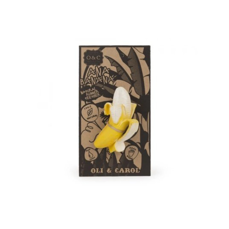 Пустушка Oli&Carol Прорізувач - гризунок Банан Ана 8437015928708
