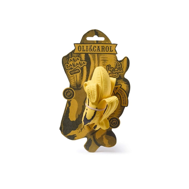 Пустушка Oli&Carol Прорізувач - гризунок БАНАН АНА Поп Арт