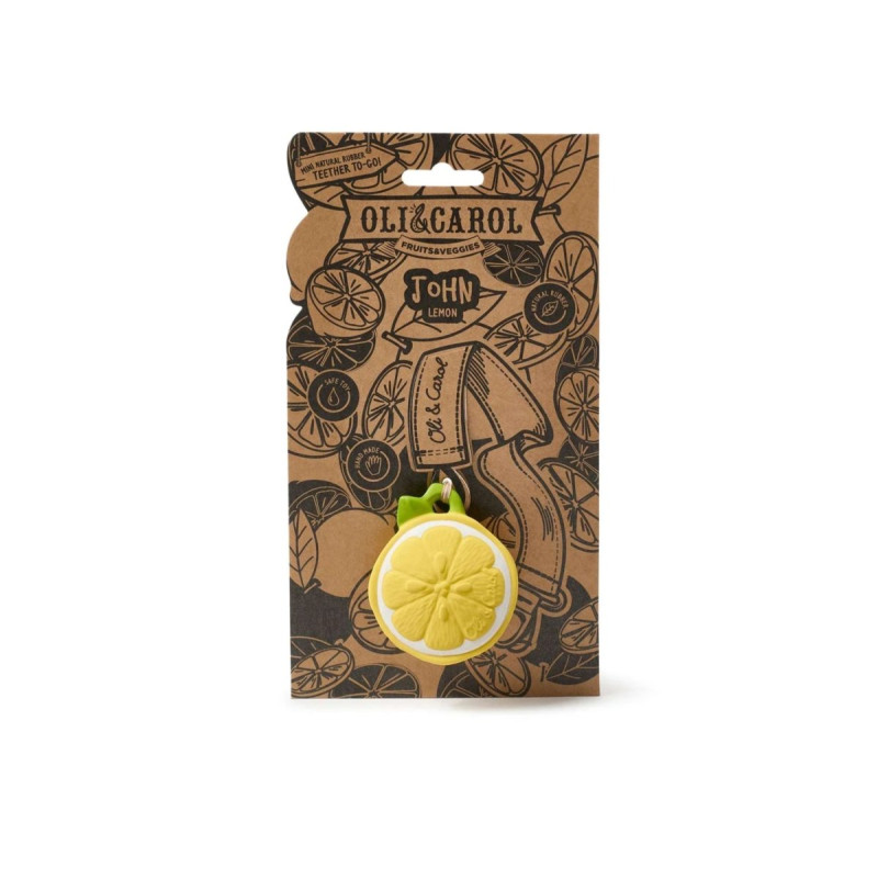Пустушка Oli&Carol Прорізувач - гризунок Лимон