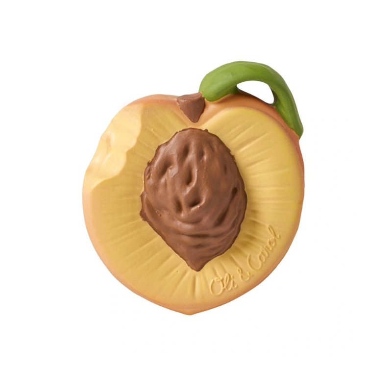 Пустушка Oli&Carol Іграшка-прорізувач Персик