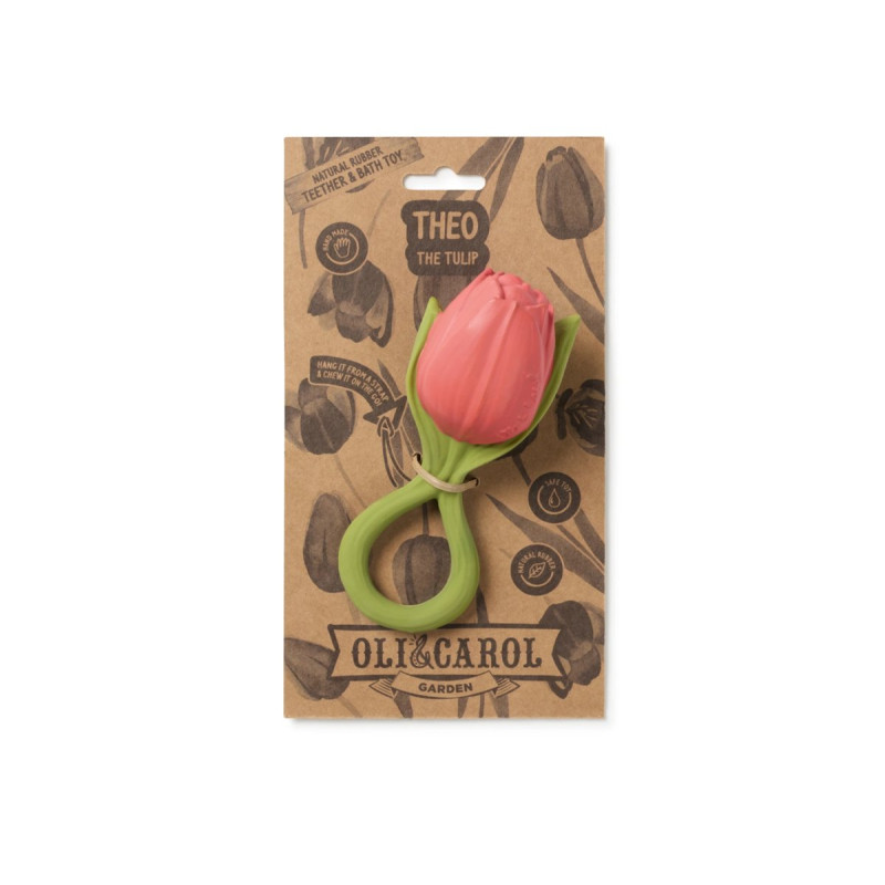 Пустушка Oli&Carol Іграшка-прорізувач Тюльпан