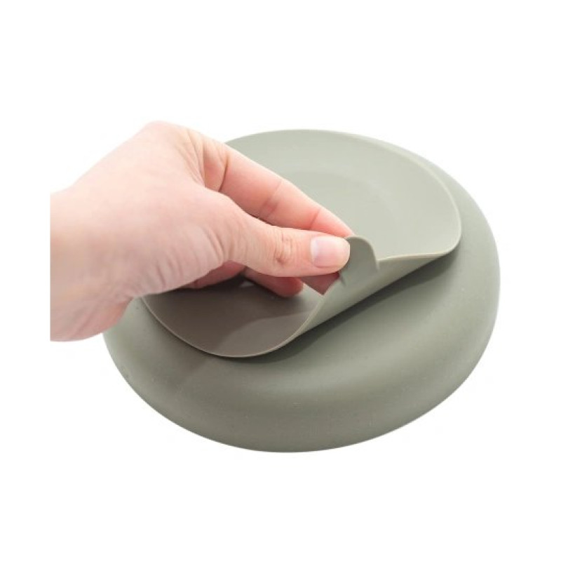 Тарілка Olmitos Набір посуду з силікону , 5 предметів Зелений