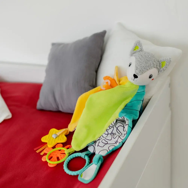 Іграшка Fehn М'яка розвиваюча Активна лисиця