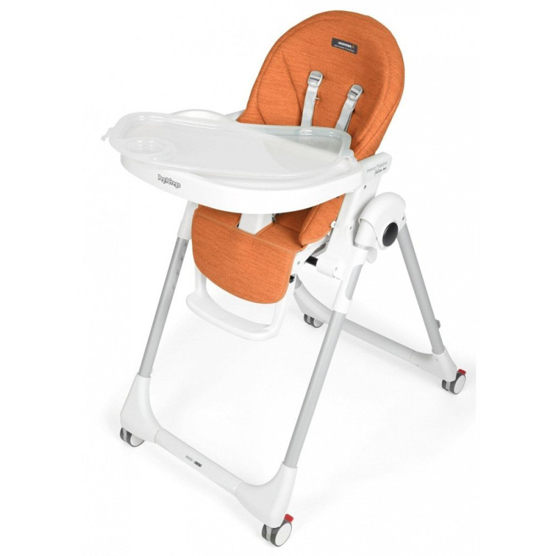 Стілець Peg Perego Prima Pappa Follow Me Wonder Orange плямостійкий помаранчевий