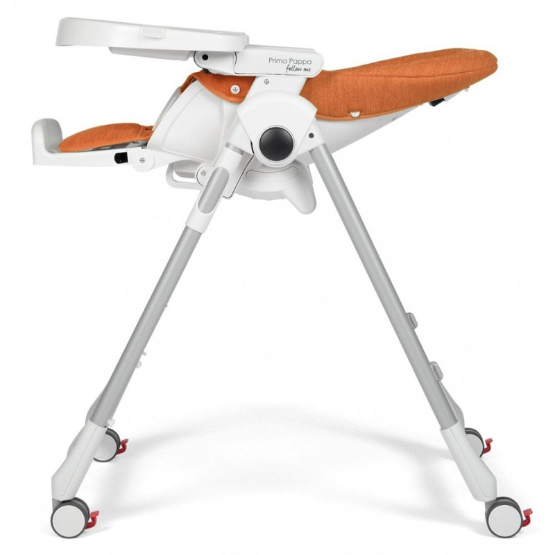 Стілець Peg Perego Prima Pappa Follow Me Wonder Orange плямостійкий помаранчевий