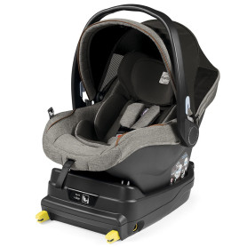 Автокрісло Peg Perego Primo Viaggio i-Size з базою Polo бежево-сіре