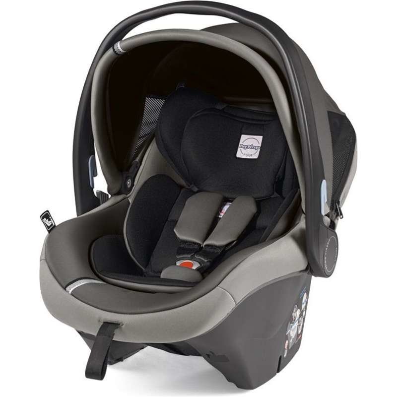 Автокрісло Peg Perego Primo Viaggio i-Size з базою Polo бежево-сіре